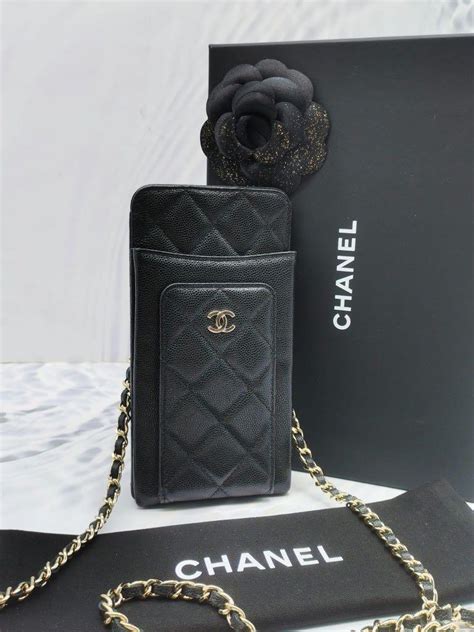 chanel phone chain case 217|chanel phone case.